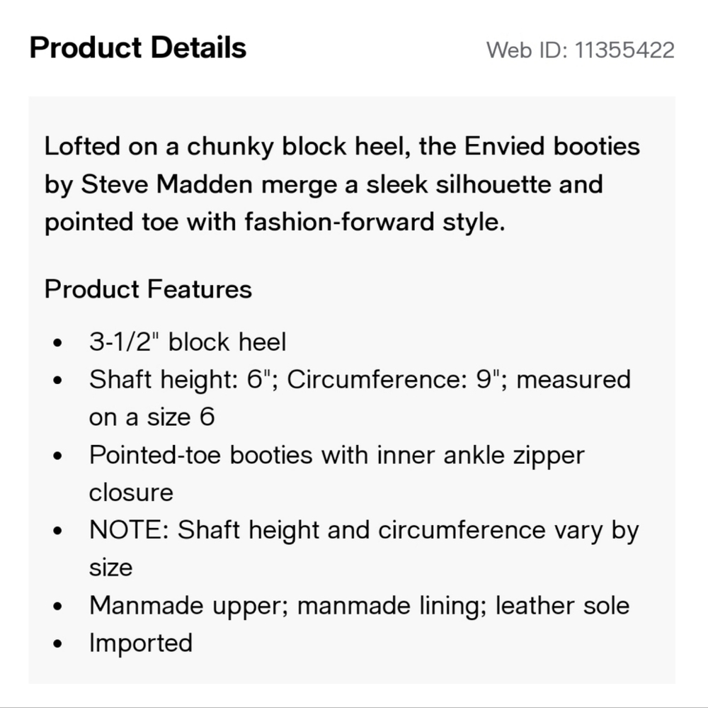 Steve Madden Envied Block Heeled Booties - image 2